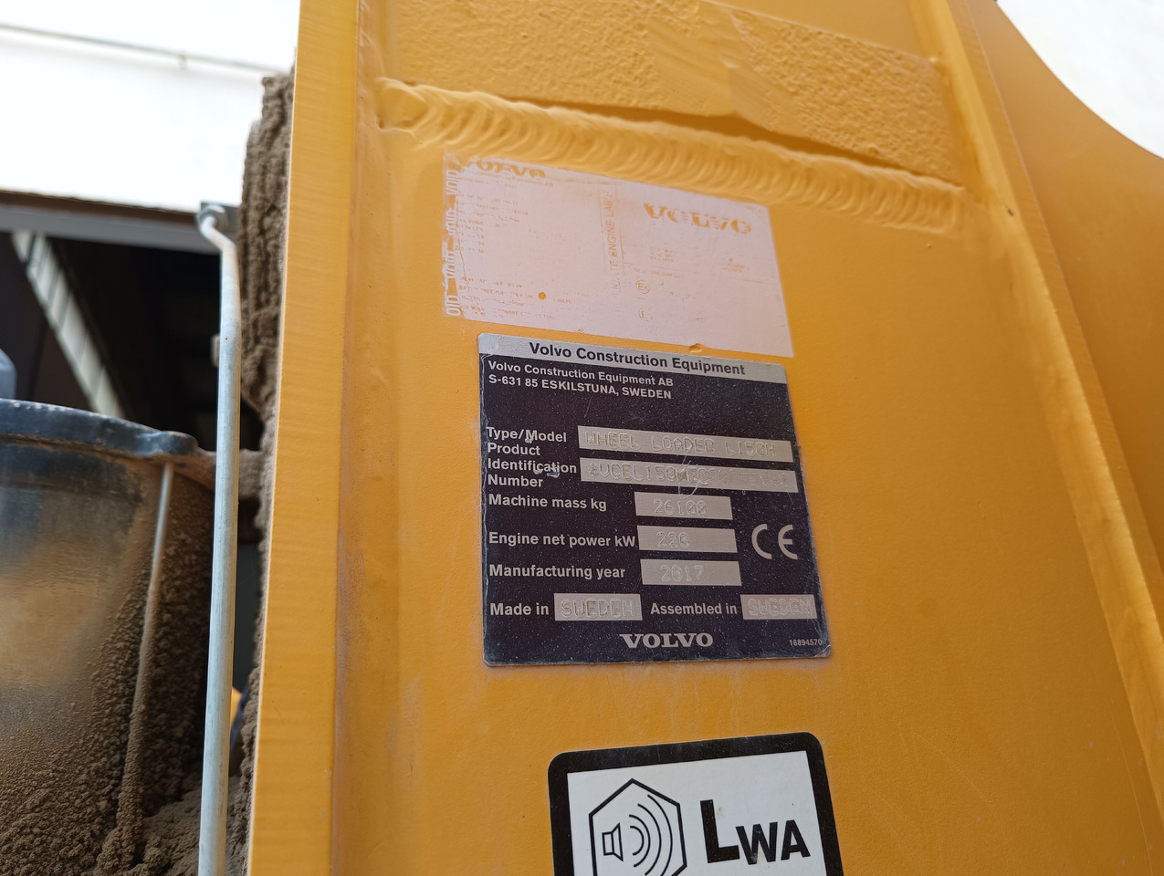 VOLVO L150H - Wheel loader: picture 3 VOLVO L150H - Wheel loader: picture 3