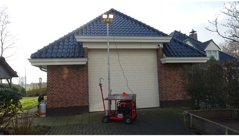 Honda EM4500S aggregaat met lichtmast - Generator set: picture 1 Honda EM4500S aggregaat met lichtmast - Generator set: picture 1