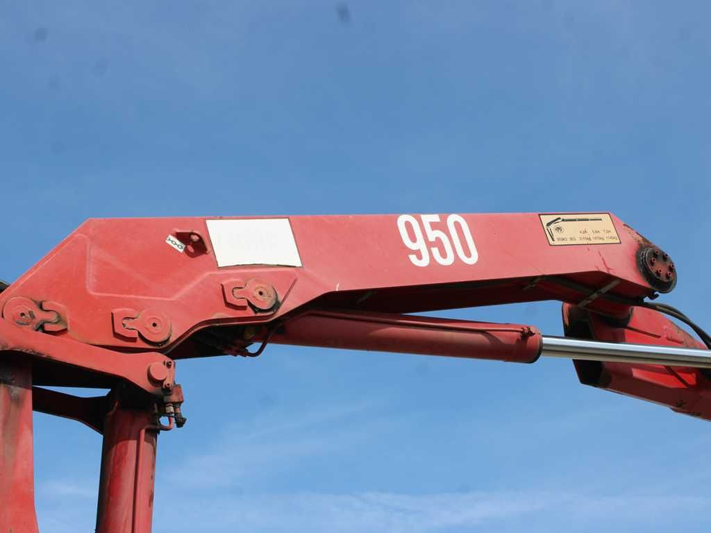 Dropside/ Flatbed truck, Crane truck DAF CF 240, CRANE HMF 953 K2, PNEU 80%: picture 8