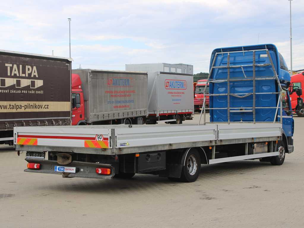 DAF LF 260, SLEEPING BODY, EURO 6, TIRES 80% - Dropside/ Flatbed truck: picture 4 DAF LF 260, SLEEPING BODY, EURO 6, TIRES 80% - Dropside/ Flatbed truck: picture 4