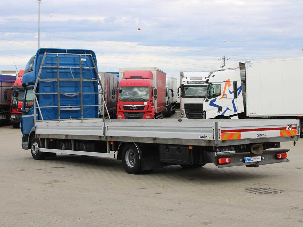 DAF LF 260, SLEEPING BODY, EURO 6, TIRES 80% - Dropside/ Flatbed truck: picture 5 DAF LF 260, SLEEPING BODY, EURO 6, TIRES 80% - Dropside/ Flatbed truck: picture 5