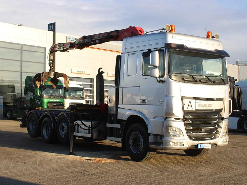 DAF XF 460, EURO 6, 8X2, 2X LIFTING AXLE, PALFINGER - Hook lift truck: picture 2 DAF XF 460, EURO 6, 8X2, 2X LIFTING AXLE, PALFINGER - Hook lift truck: picture 2