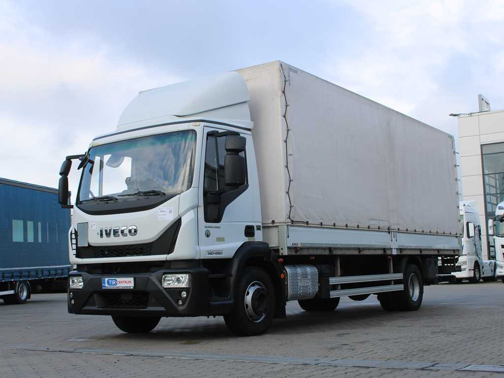 Iveco 140-280E, HYDRAULIC FRONT, SIDE BOARD, EURO 6 - Curtainsider truck: picture 1 Iveco 140-280E, HYDRAULIC FRONT, SIDE BOARD, EURO 6 - Curtainsider truck: picture 1