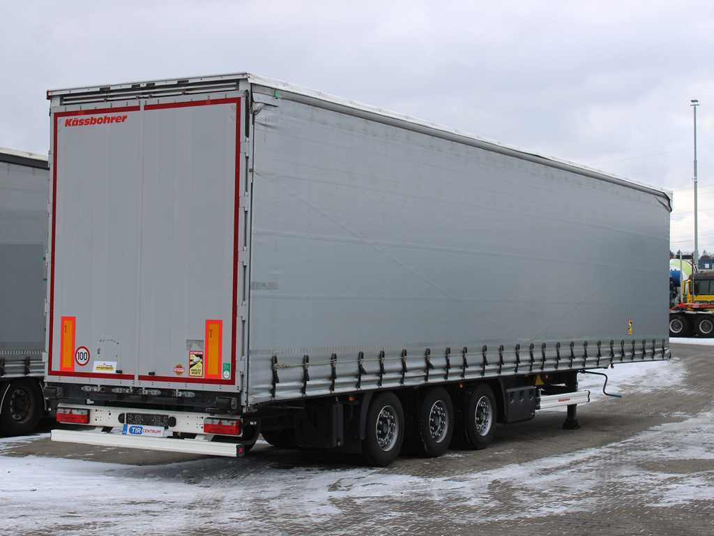 Kässbohrer MAXIMA, LOWDECK, LIFTING AXLE, MULTILOCK, LIFTING ROOF - Curtainsider semi-trailer: picture 4 Kässbohrer MAXIMA, LOWDECK, LIFTING AXLE, MULTILOCK, LIFTING ROOF - Curtainsider semi-trailer: picture 4