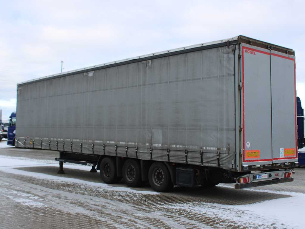 Kögel S24-1, LOWDECK, LIFTING AXLE, SAF, LIFTING ROOF - Curtainsider semi-trailer: picture 5 Kögel S24-1, LOWDECK, LIFTING AXLE, SAF, LIFTING ROOF - Curtainsider semi-trailer: picture 5