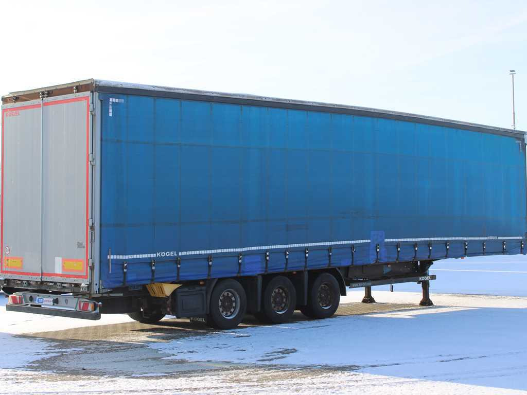 Kögel S24-1, LOWDECK, LIFTING AXLE, SAF, LIFTING ROOF - Curtainsider semi-trailer: picture 4 Kögel S24-1, LOWDECK, LIFTING AXLE, SAF, LIFTING ROOF - Curtainsider semi-trailer: picture 4