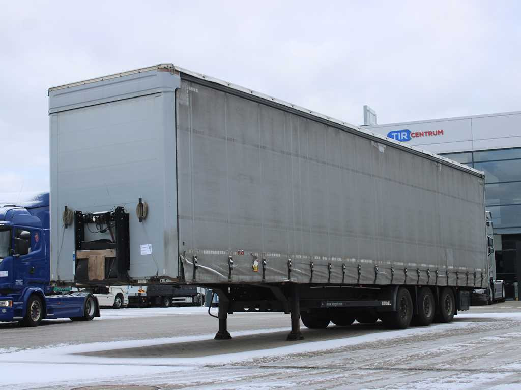 Kögel S24-1, LOWDECK, LIFTING AXLE, SAF, LIFTING ROOF - Curtainsider semi-trailer: picture 1 Kögel S24-1, LOWDECK, LIFTING AXLE, SAF, LIFTING ROOF - Curtainsider semi-trailer: picture 1