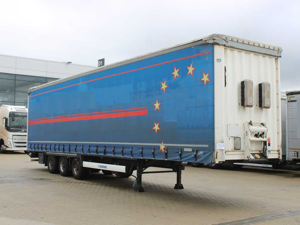 Krone MEGA LINER, LOWDECK, LIFTING AXLE, MULTILOCK - Curtainsider semi-trailer: picture 3 Krone MEGA LINER, LOWDECK, LIFTING AXLE, MULTILOCK - Curtainsider semi-trailer: picture 3
