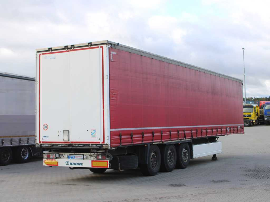 Krone SD, LIFTING AXLE, MULTILOCK, SAF, 2x PALLET BASKET - Curtainsider semi-trailer: picture 4 Krone SD, LIFTING AXLE, MULTILOCK, SAF, 2x PALLET BASKET - Curtainsider semi-trailer: picture 4