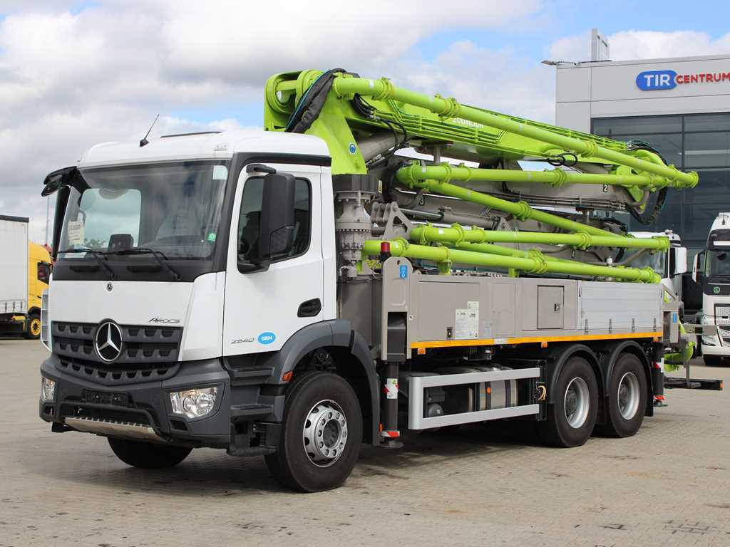 Mercedes-Benz ACTROS 2840, 6X4, Car pump ZOOMLION ZL36X-5Z - Concrete pump truck: picture 1 Mercedes-Benz ACTROS 2840, 6X4, Car pump ZOOMLION ZL36X-5Z - Concrete pump truck: picture 1
