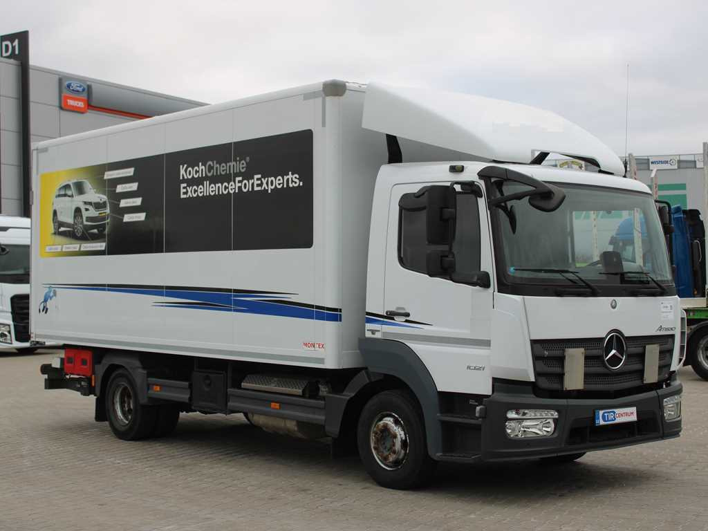 Mercedes-Benz ATEGO 1021, EURO 6, HYDRAULIC FRONT - Box truck: picture 3 Mercedes-Benz ATEGO 1021, EURO 6, HYDRAULIC FRONT - Box truck: picture 3