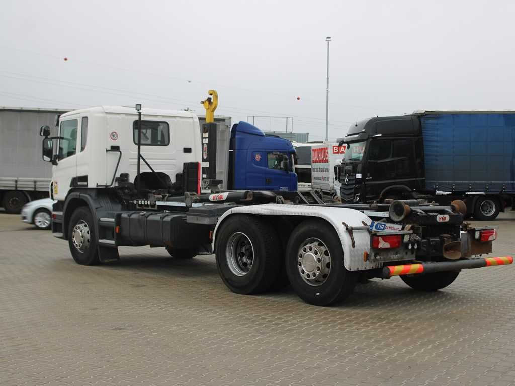 Scania P410, EURO 5, 6X2, HOOK CONTAINER, LIFTING AXLE - Hook lift truck: picture 4 Scania P410, EURO 5, 6X2, HOOK CONTAINER, LIFTING AXLE - Hook lift truck: picture 4