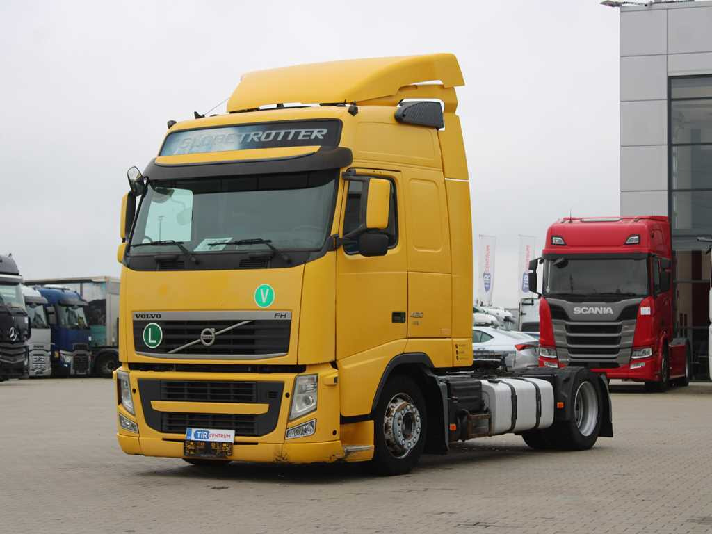 Volvo FH 420, EURO 5 EEV, LOWDECK, AIR SUSPENSION, VEB + - Tractor unit: picture 1 Volvo FH 420, EURO 5 EEV, LOWDECK, AIR SUSPENSION, VEB + - Tractor unit: picture 1
