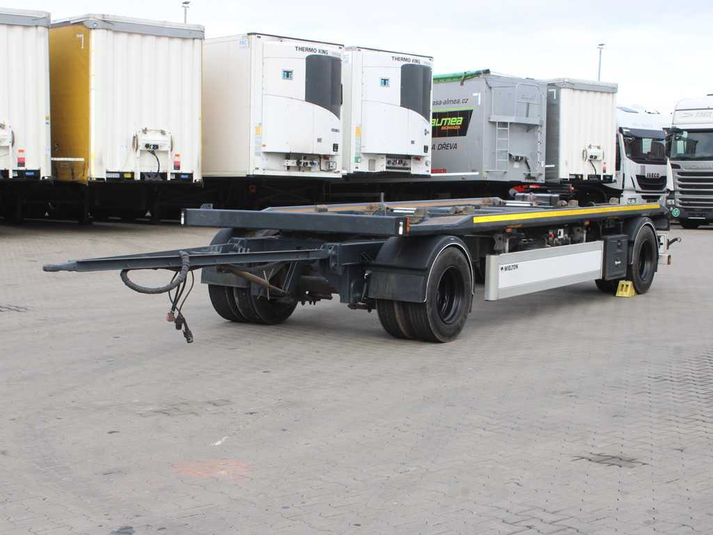 Wielton PS2P, SAF AXLES, TIRES 80% - Roll-off/ Skip trailer: picture 1 Wielton PS2P, SAF AXLES, TIRES 80% - Roll-off/ Skip trailer: picture 1