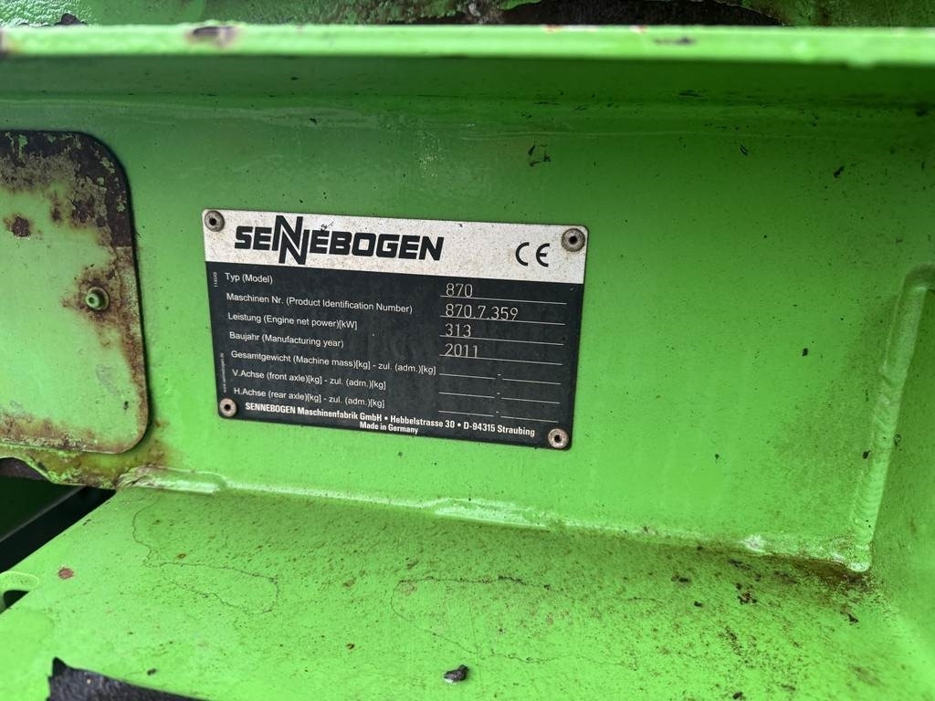 Waste/ Industry handler Sennebogen 870R: picture 11 Waste/ Industry handler Sennebogen 870R: picture 11