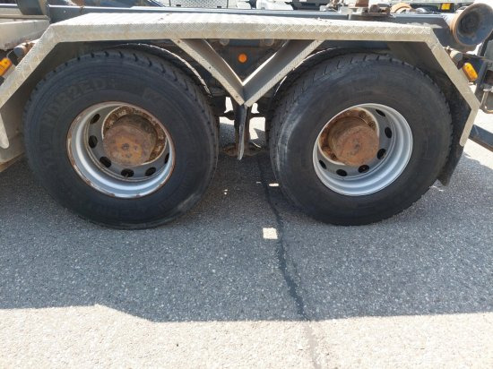 Hook lift truck, Crane truck Iveco 8x4 Meiller Abroller, Automatik, E6, Retarder,: picture 10