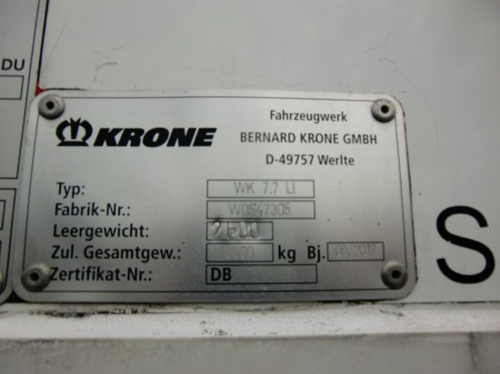Construction container Krone Wechselpritsche 7,30 Meter Koffer Spezialaufbau, mobiler Messestand: picture 8 Construction container Krone Wechselpritsche 7,30 Meter Koffer Spezialaufbau, mobiler Messestand: picture 8