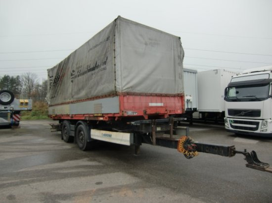 Krone ZZ/DC07 Tandem-Lafette, Standard, BPW-Achsen, Heckabstützung ohne Container - Container transporter/ Swap body trailer: picture 3 Krone ZZ/DC07 Tandem-Lafette, Standard, BPW-Achsen, Heckabstützung ohne Container - Container transporter/ Swap body trailer: picture 3