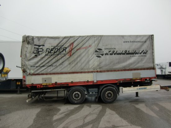 Krone ZZ/DC07 Tandem-Lafette, Standard, BPW-Achsen, Heckabstützung ohne Container - Container transporter/ Swap body trailer: picture 4 Krone ZZ/DC07 Tandem-Lafette, Standard, BPW-Achsen, Heckabstützung ohne Container - Container transporter/ Swap body trailer: picture 4