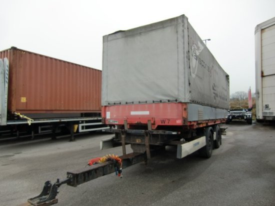 Krone ZZ/DC07 Tandem-Lafette, Standard, BPW-Achsen, Heckabstützung ohne Container - Container transporter/ Swap body trailer: picture 1 Krone ZZ/DC07 Tandem-Lafette, Standard, BPW-Achsen, Heckabstützung ohne Container - Container transporter/ Swap body trailer: picture 1