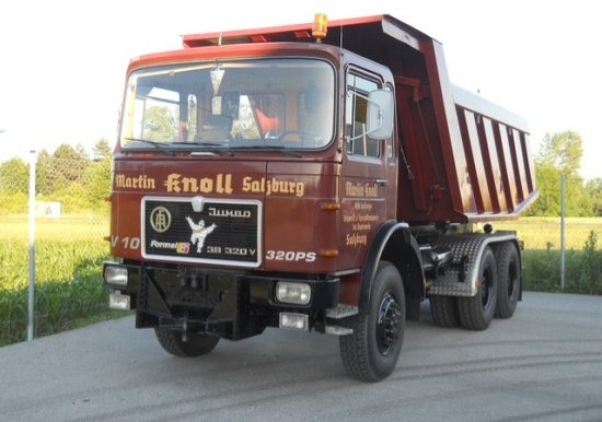 MAN ÖAF-JUMBO Kipper 38.320 DFAK - Tipper, Crane truck: picture 1 MAN ÖAF-JUMBO Kipper 38.320 DFAK - Tipper, Crane truck: picture 1