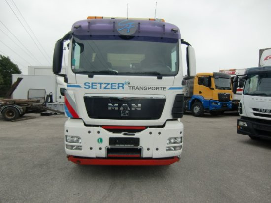 MAN TGS 26.400 3-Seitenkipper, 6x2-2 Lenkachse HIAB 144ES -3DUO - Tipper, Crane truck: picture 2 MAN TGS 26.400 3-Seitenkipper, 6x2-2 Lenkachse HIAB 144ES -3DUO - Tipper, Crane truck: picture 2