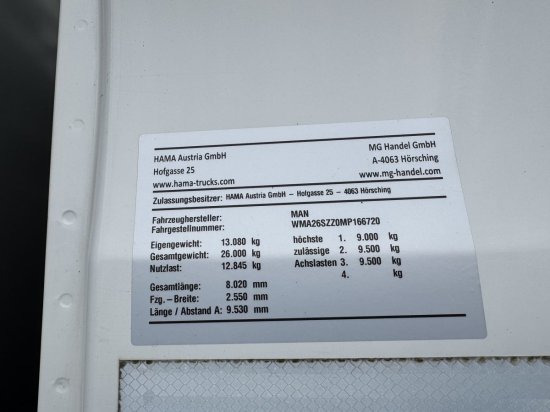 Tipper, Crane truck MAN TGS 26.430 6x4 3-Seitenkipper, HMF 2020K-RC Heckkran abnehmbar,: picture 9 Tipper, Crane truck MAN TGS 26.430 6x4 3-Seitenkipper, HMF 2020K-RC Heckkran abnehmbar,: picture 9