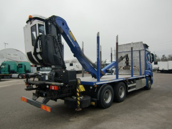 Mercedes-Benz Actros 2653 6x4 Holz Palfinger Kabinenkran - Timber truck, Crane truck: picture 4 Mercedes-Benz Actros 2653 6x4 Holz Palfinger Kabinenkran - Timber truck, Crane truck: picture 4