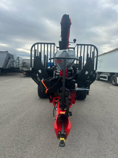 STEPA M-16 Forstanhänger mit Steindl Palfinger Forstkran L, 2-Achsig 4- Rungenpaare - Forestry trailer: picture 2 STEPA M-16 Forstanhänger mit Steindl Palfinger Forstkran L, 2-Achsig 4- Rungenpaare - Forestry trailer: picture 2