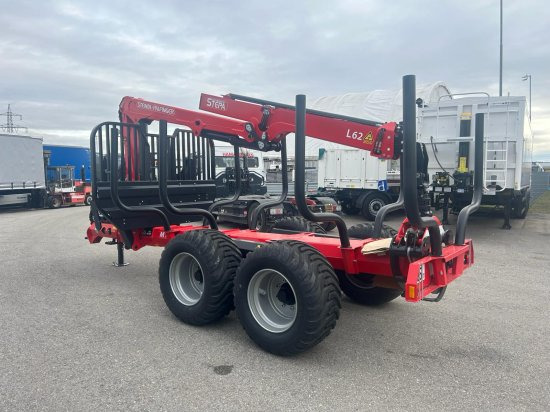STEPA M-16 Forstanhänger mit Steindl Palfinger Forstkran L, 2-Achsig 4- Rungenpaare - Forestry trailer: picture 4 STEPA M-16 Forstanhänger mit Steindl Palfinger Forstkran L, 2-Achsig 4- Rungenpaare - Forestry trailer: picture 4