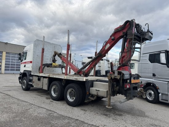 Scania G490 6X6  Blatt-Blatt Penz Kran 12.Z8.70 - Timber truck, Crane truck: picture 4 Scania G490 6X6  Blatt-Blatt Penz Kran 12.Z8.70 - Timber truck, Crane truck: picture 4