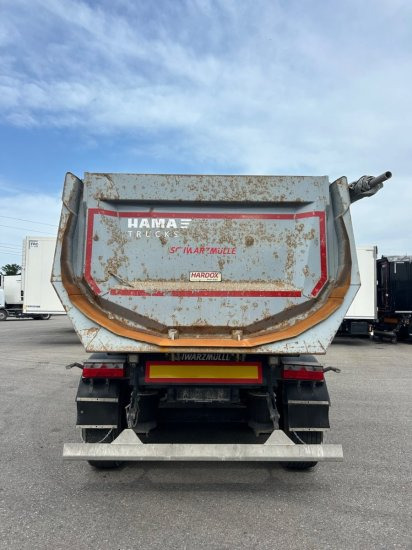 Schwarzmüller Kippmulde 25m³, SAF, Rollplane, Podest, HYVA - Tipper semi-trailer: picture 3 Schwarzmüller Kippmulde 25m³, SAF, Rollplane, Podest, HYVA - Tipper semi-trailer: picture 3