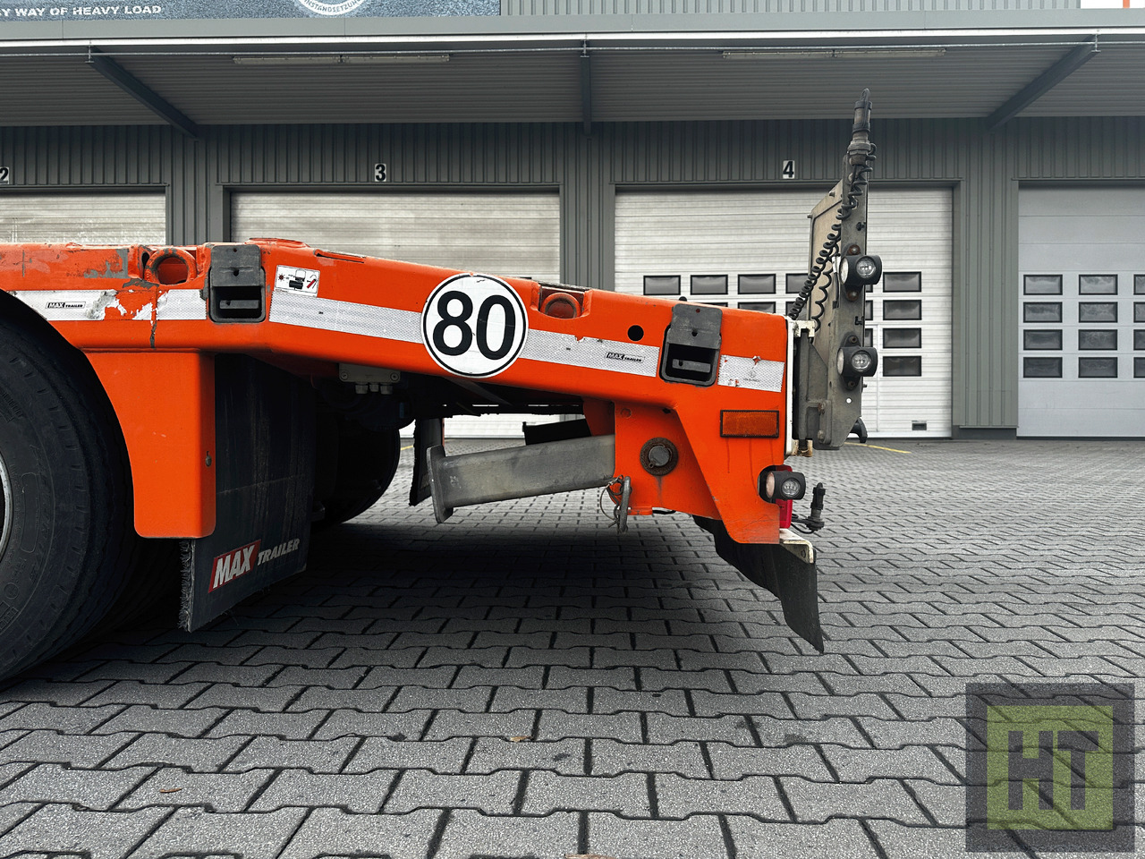 Low loader semi-trailer FAYMONVILLE MAX Trailer 3-Achs-Tele-Semi nachlaufgelenkt: picture 8