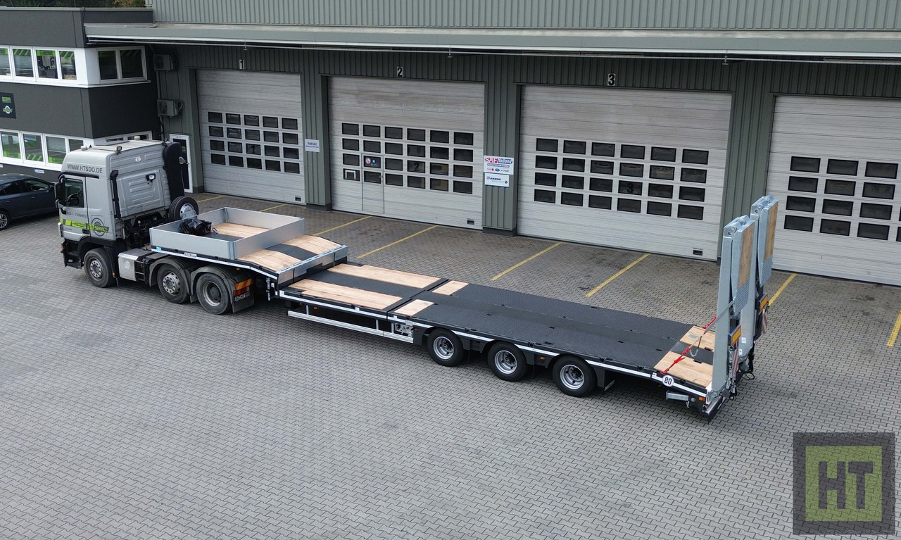 Faymonville MAX Trailer 3-Achs-Semi-hydr.Ladeboden mit Rampen-Holzbelag - Low loader semi-trailer: picture 1 Faymonville MAX Trailer 3-Achs-Semi-hydr.Ladeboden mit Rampen-Holzbelag - Low loader semi-trailer: picture 1