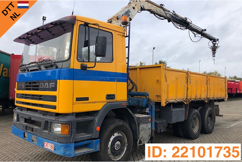 DAF 95.350 ATi - 6x4* - Tipper, Crane truck: picture 1 DAF 95.350 ATi - 6x4* - Tipper, Crane truck: picture 1