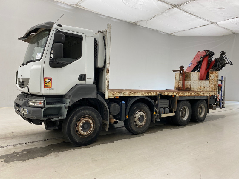 Renault Kerax 430 DXi - 8x4 - Dropside/ Flatbed truck, Crane truck: picture 3 Renault Kerax 430 DXi - 8x4 - Dropside/ Flatbed truck, Crane truck: picture 3