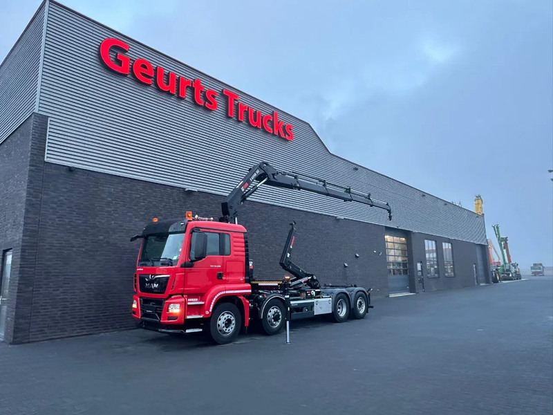 MAN TGS 35.500 8X4H-6 MET MULTILIFT ULT T 21 S51 HAAKARMSYSTEEM + HIAB X-HIPRO 192 E-4 KRAAN/CRANE/KRAN/GRUA - Hook lift truck, Crane truck: picture 2 MAN TGS 35.500 8X4H-6 MET MULTILIFT ULT T 21 S51 HAAKARMSYSTEEM + HIAB X-HIPRO 192 E-4 KRAAN/CRANE/KRAN/GRUA - Hook lift truck, Crane truck: picture 2