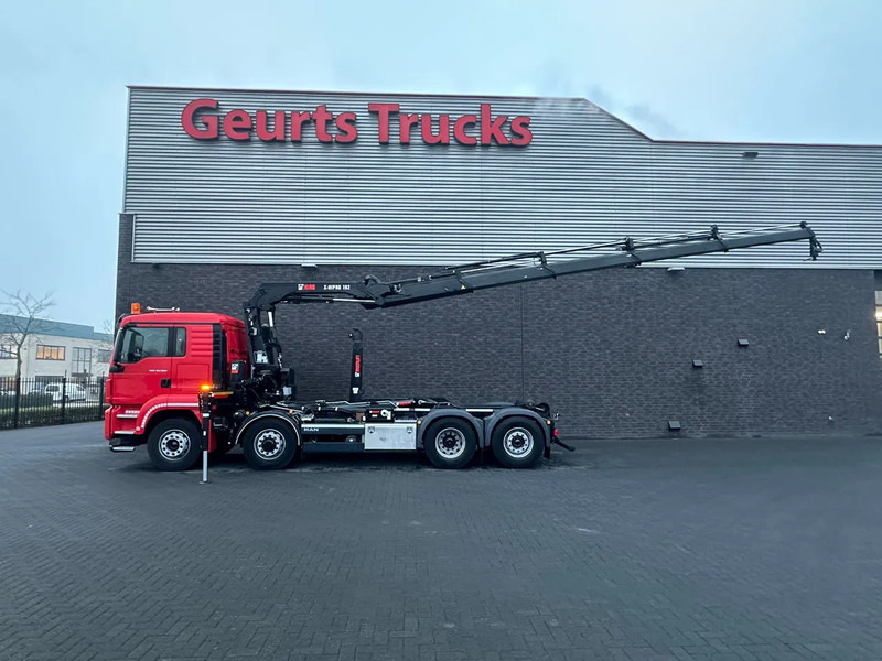 MAN TGS 35.500 8X4H-6 MET MULTILIFT ULT T 21 S51 HAAKARMSYSTEEM + HIAB X-HIPRO 192 E-4 KRAAN/CRANE/KRAN/GRUA - Hook lift truck, Crane truck: picture 4 MAN TGS 35.500 8X4H-6 MET MULTILIFT ULT T 21 S51 HAAKARMSYSTEEM + HIAB X-HIPRO 192 E-4 KRAAN/CRANE/KRAN/GRUA - Hook lift truck, Crane truck: picture 4