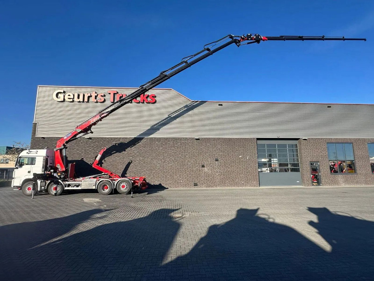 MAN TGS 35.510 8X4H-6BL HMF5020 RCS K6 + FLY-JIB FJ1 - Hook lift truck, Crane truck: picture 1 MAN TGS 35.510 8X4H-6BL HMF5020 RCS K6 + FLY-JIB FJ1 - Hook lift truck, Crane truck: picture 1