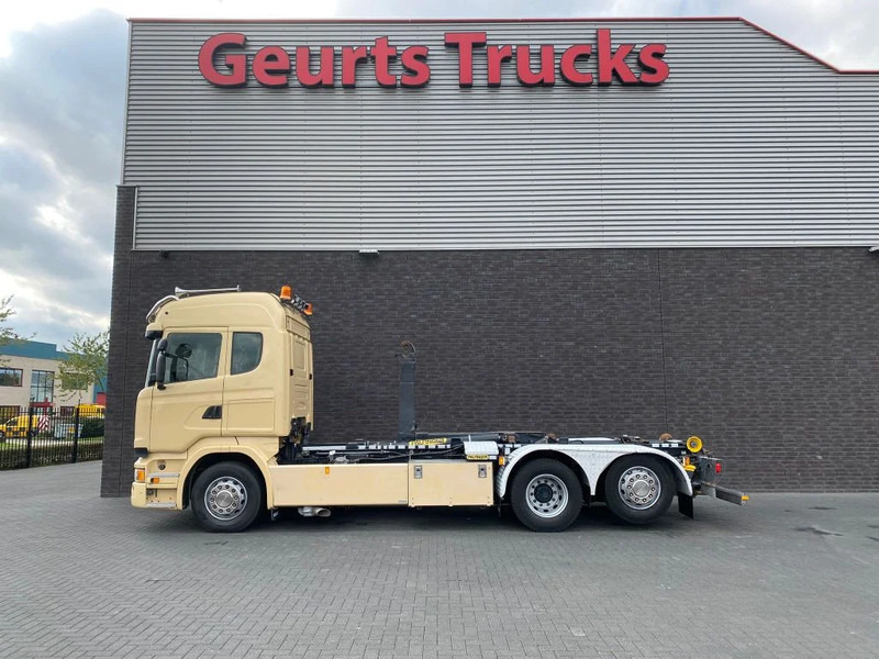 Scania R450 6X2 + PALFINGER HAAKARMSYSTEEM/ABROLLKIPPER/HOOKLIFT - Hook lift truck: picture 2 Scania R450 6X2 + PALFINGER HAAKARMSYSTEEM/ABROLLKIPPER/HOOKLIFT - Hook lift truck: picture 2