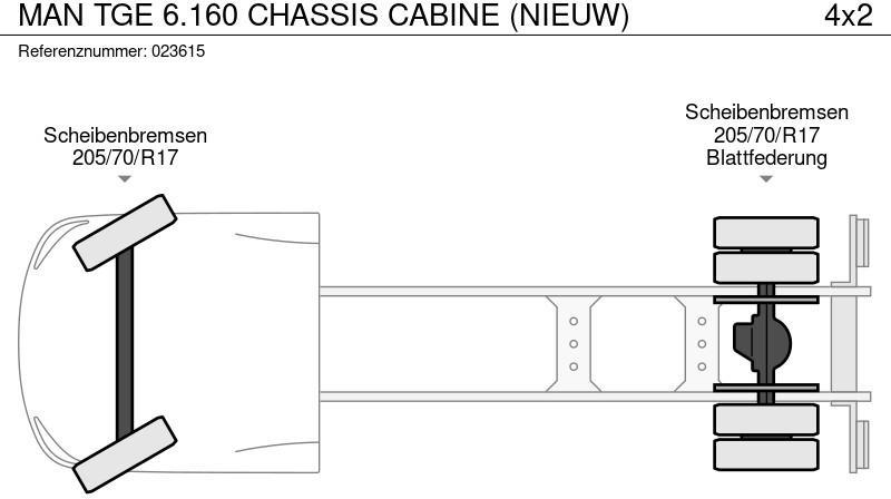 New Van MAN TGE 6.160 CHASSIS CABINE (NIEUW): picture 17