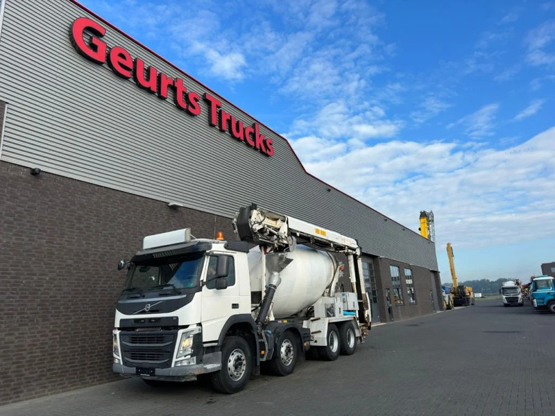 Volvo FM 410 8X4 + STETTER 9 M3 MIXER/MISCHER + THEAM 15 M TRANSPORTBAND/BELT - Concrete mixer truck: picture 2 Volvo FM 410 8X4 + STETTER 9 M3 MIXER/MISCHER + THEAM 15 M TRANSPORTBAND/BELT - Concrete mixer truck: picture 2