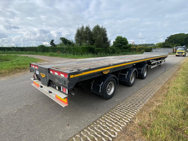 Dropside/ Flatbed semi-trailer Broshuis trailer 3 -time extendable Windmill transporter: picture 7