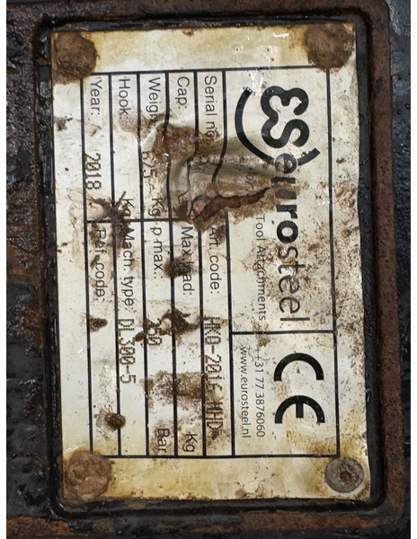 Quick coupler Eurosteel HKO-2016 HHD / DL300-5: picture 20