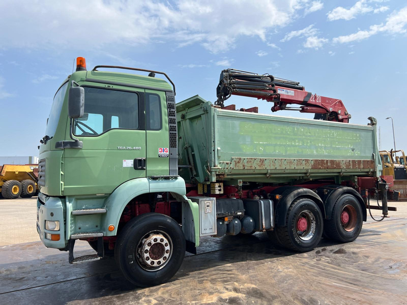 MAN TGA 26.480 tipper + HMF crane - Tipper, Crane truck: picture 1 MAN TGA 26.480 tipper + HMF crane - Tipper, Crane truck: picture 1