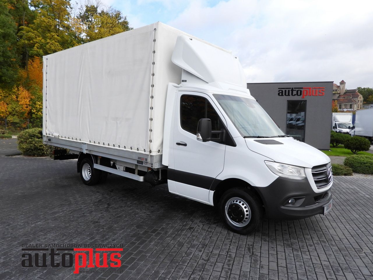 MERCEDES SPRINTER 316 TARPAULIN 10 PALLETS TWIN WHEELS AIR CONDITIONING  165HP - Curtain side van: picture 1 MERCEDES SPRINTER 316 TARPAULIN 10 PALLETS TWIN WHEELS AIR CONDITIONING  165HP - Curtain side van: picture 1