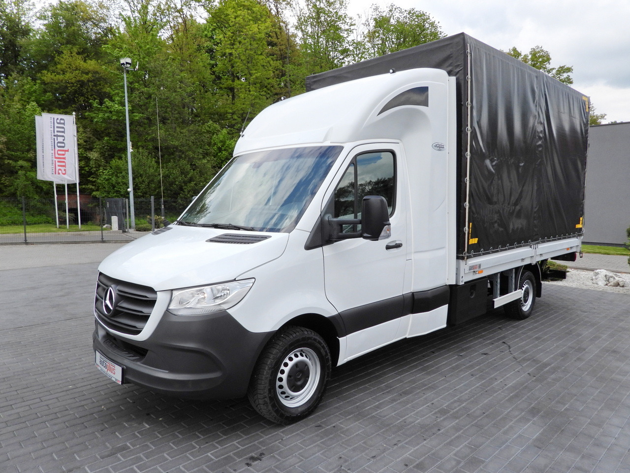 Curtain side van MERCEDES SPRINTER 316 TARPAULIN LIFT 8 PALLETS WEBASTO CRUISE CONTROL AIR CONDITIONING  160HP: picture 6