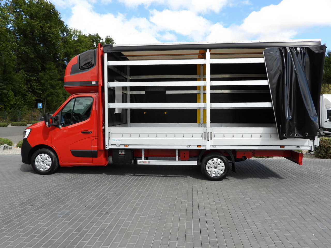 Curtain side van RENAULT MASTER TARPAULIN 10 PALLETS WEBASTO CRUISE CONTROL LED LIGHTS AIR CONDITIONING  165HP: picture 8