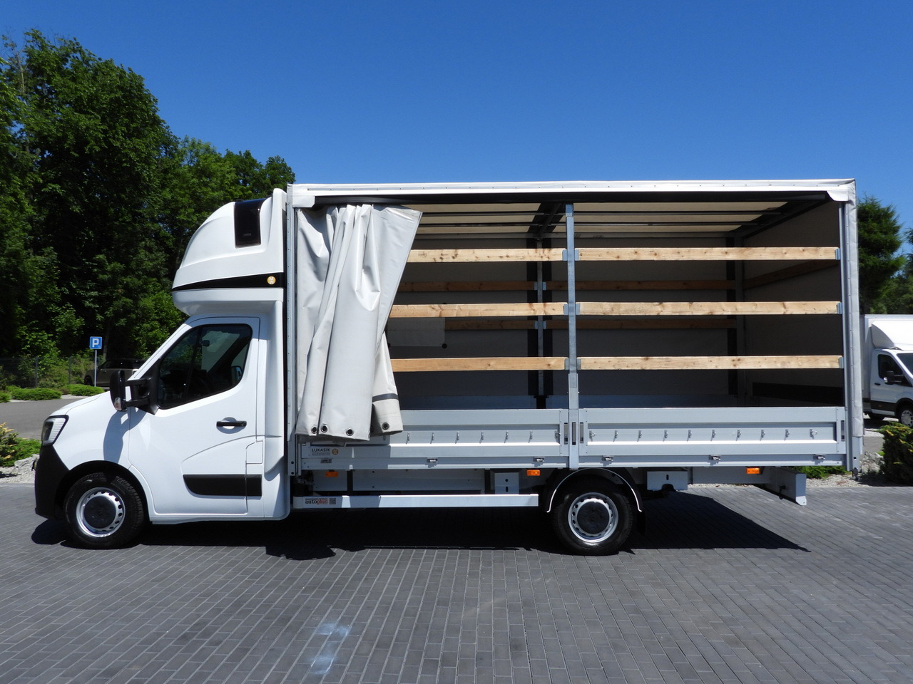 Curtain side van RENAULT MASTER  TARPAULIN 10 PALLETS WEBASTO CRUISE CONTROL LED LIGHTS PNEUMATICS AIR CONDITIONING  165HP: picture 9