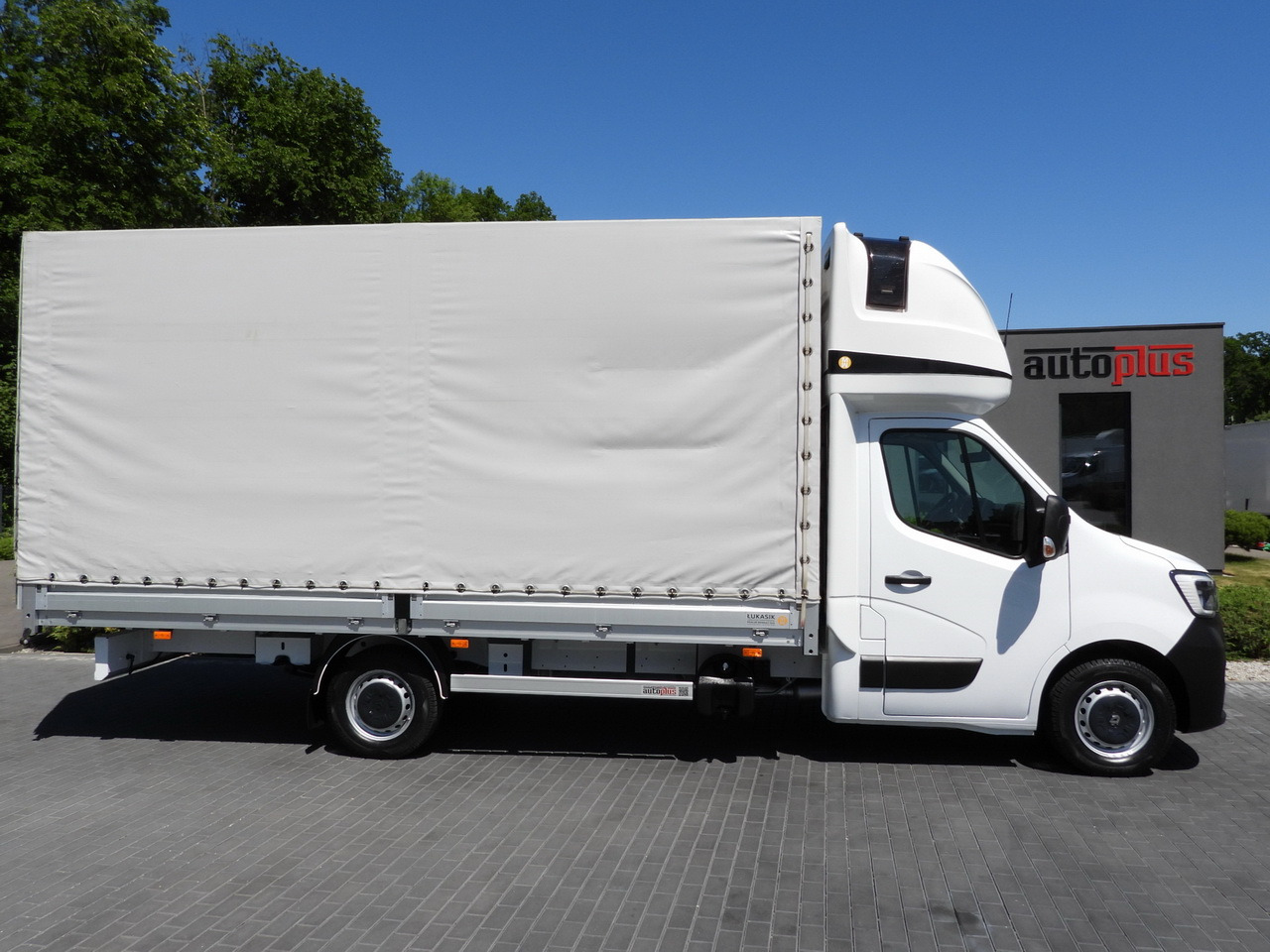Curtain side van RENAULT MASTER  TARPAULIN 10 PALLETS WEBASTO CRUISE CONTROL LED LIGHTS PNEUMATICS AIR CONDITIONING  165HP: picture 7